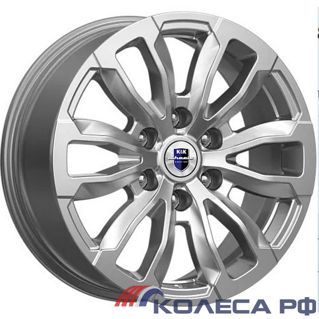 Литые диски Кик Меконг (КС959) 7.5/18 6x139.7 ET25 d106.1 ДАРК ПЛАТИНУМ