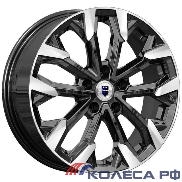 Литые диски Кик Морейн (КС1046) 6.5/17 5x100 ET38 d57.1 АЛМАЗ ЧЁРНЫЙ