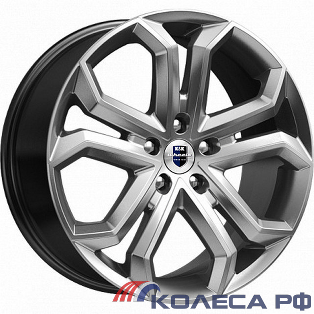 Литые диски Кик Пандора (КС466) 8.5/19 5x114.3 ET45 d64.1 ДАРК ПЛАТИНУМ