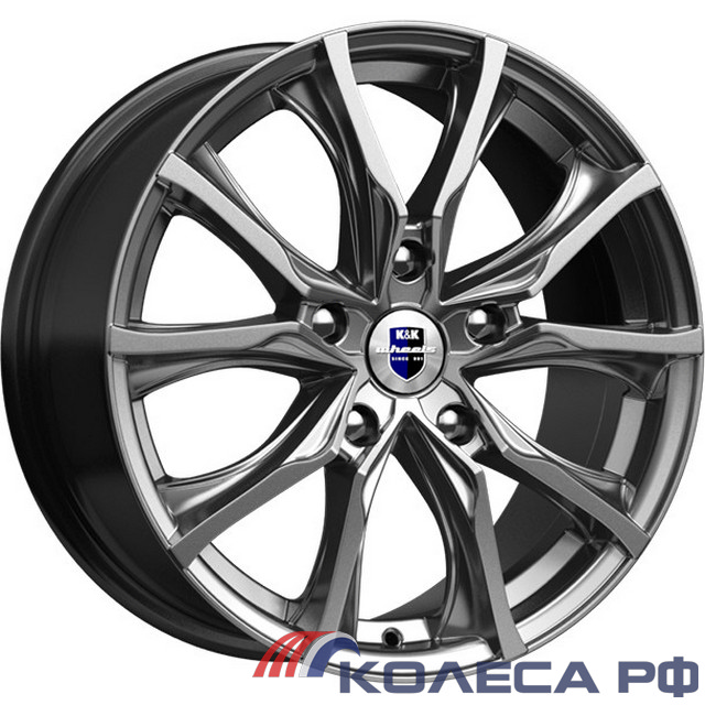 Литые диски Кик Твист (КС697M) 7.5/17 5x114.3 ET50 d67.1 ДАРК ПЛАТИНУМ