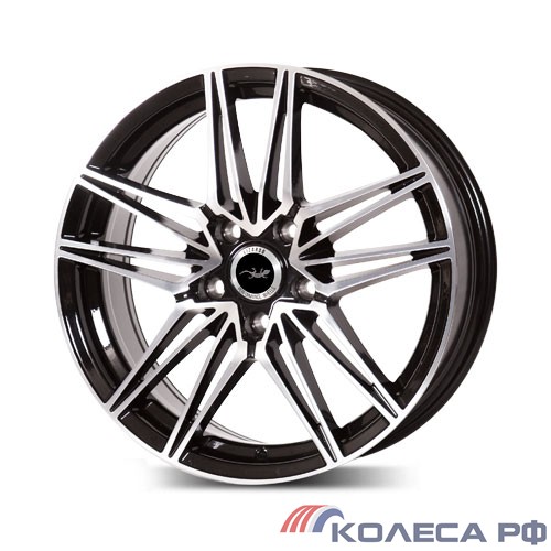 Литые диски Lizardo 1050 7/17 5x114.3 ET37 d66.6 ЧЕРНЫЙ ГЛЯНЕЦ С ПОЛИРОВКОЙ