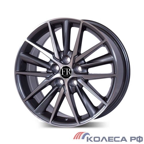 Литые диски Lizardo 494 7/17 4x100 ET40 d60.1 СЕРЫЙ ГЛЯНЕЦ С ПОЛИРОВКОЙ