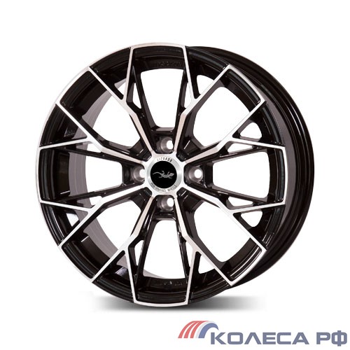 Литые диски Lizardo Avatar XH180 7/17 4x100 ET40 d60.1 ЧЕРНЫЙ ГЛЯНЕЦ С ПОЛИРОВКОЙ