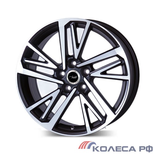 Литые диски Lizardo XH292 8/18 5x114.3 ET45 d67.1 ЧЕРНЫЙ МАТОВЫЙ С ПОЛИРОВКОЙ