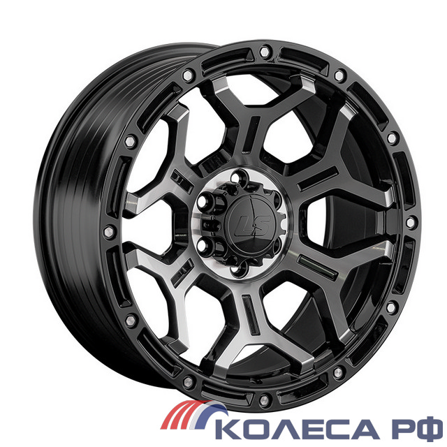 Литые диски LS FlowForming LS RC68 9/17 6x139.7 ET15 d106.1 BKF