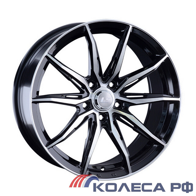Литые диски Ls LS 1055 7/16 4x108 ET37.5 d63.3 BKF