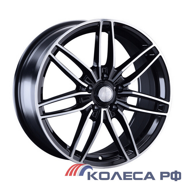 Литые диски Ls LS 1241 7.5/17 4x100 ET40 d60.1 BKF