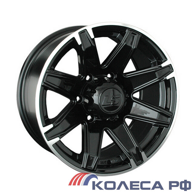 Литые диски Ls LS 763 8/17 6x139.7 ET10 d107.1 BKL