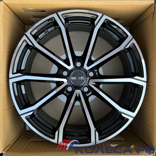 Литые диски Mak DaVinci 8/19 5x114.3 ET35 d76 BLACK MIRROR