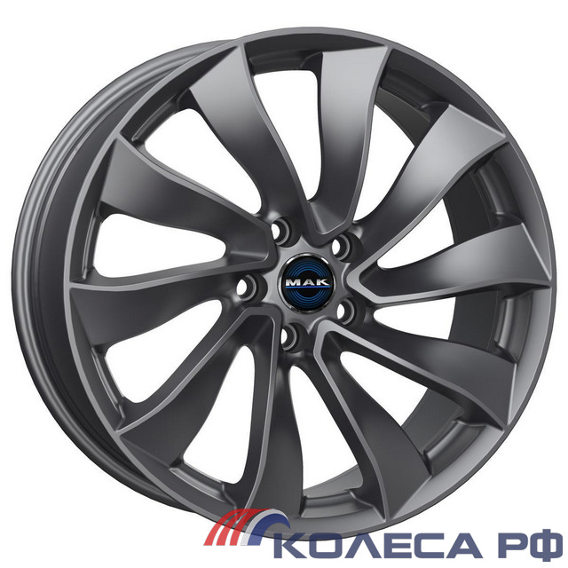 Литые диски Mak Solar 9.5/19 5x114.3 ET45 d64.1 GLOSS GUN METALLIC