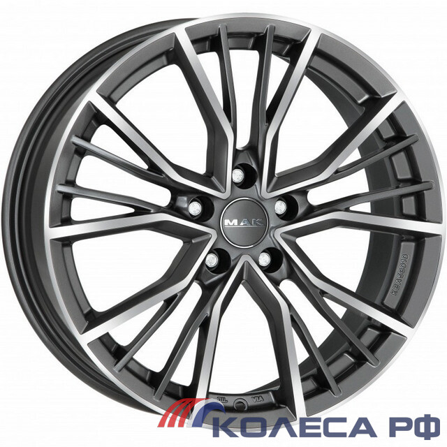 Литые диски Mak Union 9.5/21 5x112 ET25 d66.45 GUN METMIRROR FACE