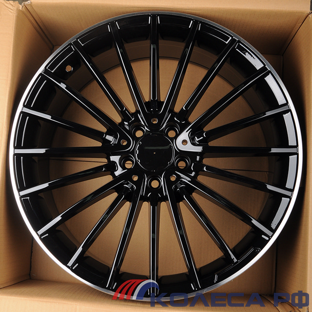 Литые диски KoKo Kuture для Mercedes-Benz 0235 8.5/20 5x112 ET38 d66.6 GLOSS BLACK LIP POLISH