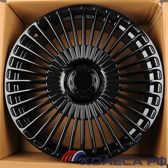 Литые диски Powcan для Mercedes-Benz 3S1319 10/21 5x112 ET45 d66.6 GLOSS BLACK