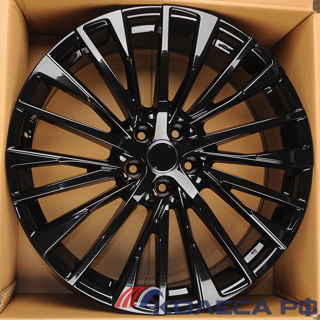Литые диски Powcan для Lexus BK1118 8/20 5x114.3 ET30 d60.1 GLOSS BLACK