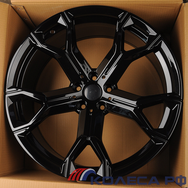 Литые диски Powcan для BMW BK5498 10.5/21 5x112 ET43 d66.6 GLOSS BLACK