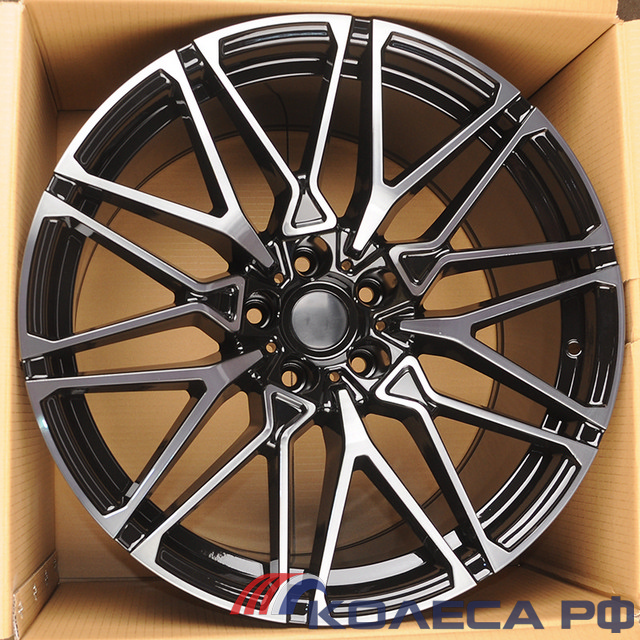 Литые диски Powcan для BMW BK5771 11.5/20 5x120 ET37 d74.1 BKF BLACK CLEAR (MBB)