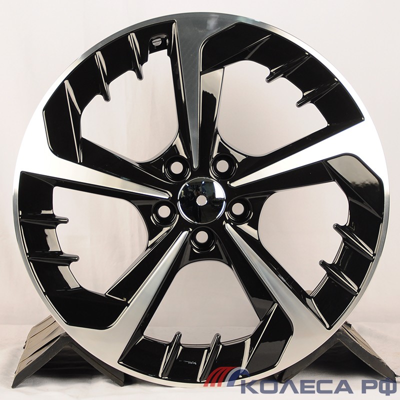 Литые диски Powcan BK5943 7.5/17 5x100 ET45 d57.1 BLACK POLISH