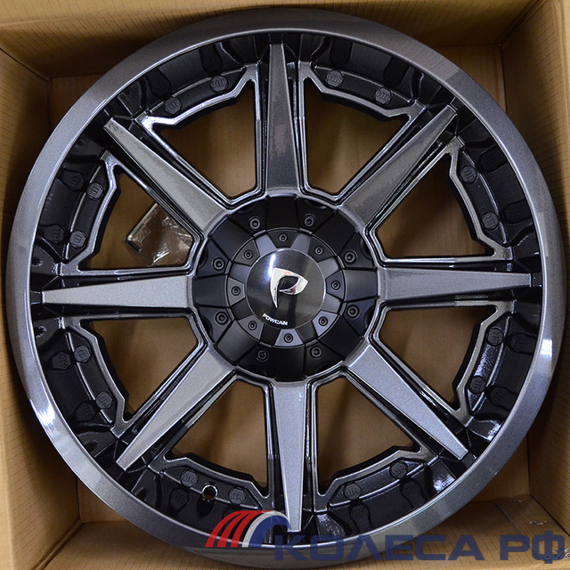 Литые диски Powcan BK819 9/20 6x139.7 ET20 d106.1 PERL BLACK