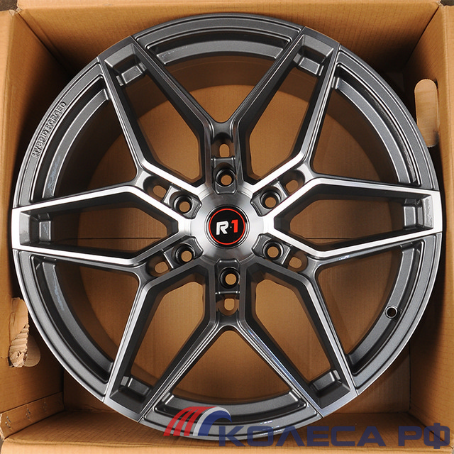 Литые диски Rayone DX207 9.5/20 6x139.7 ET20 d106 MATT GREY WITH MILLED POLISH