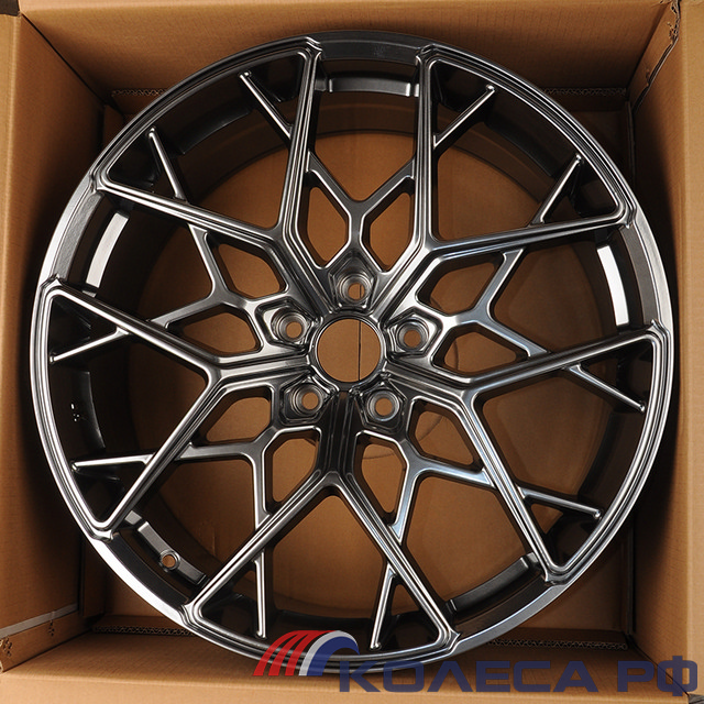 Литые диски KoKo Kuture FF118-GX 8.5/19 5x108 ET35 d73.1 TITANIUM SILVER