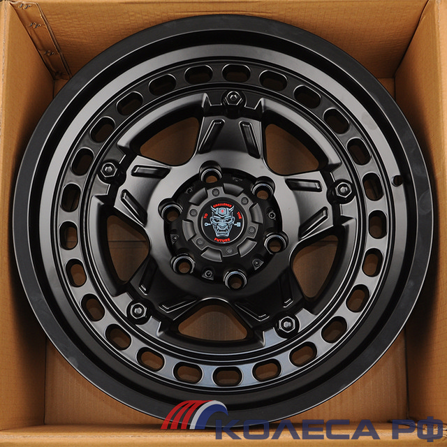 Литые диски Anzoo JT186-8 9/18 6x139.7 ET0 d110.1 MATT BLACK