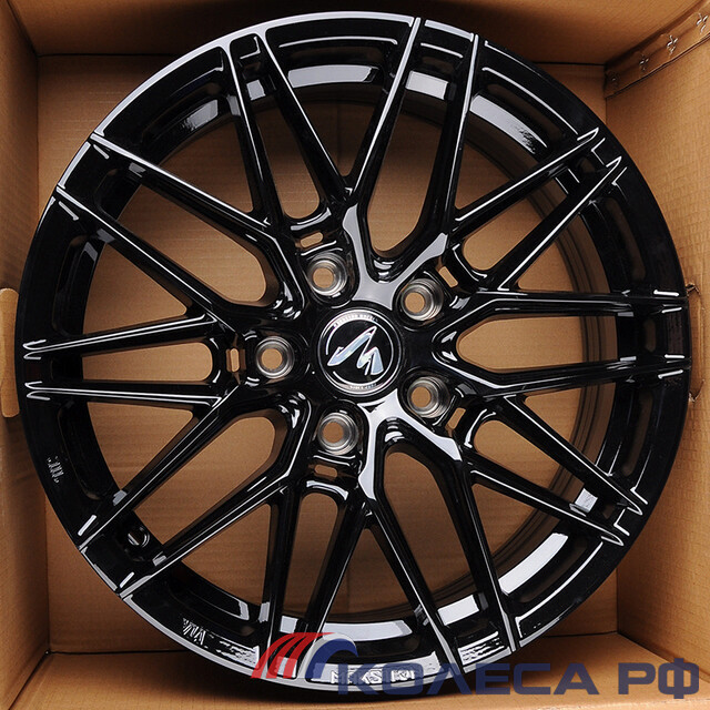 Литые диски Makstton для Geely MST FASTER GT 715 8.5/19 5x108 ET42 d63.35 GLOSS BLACK WITH MILLING