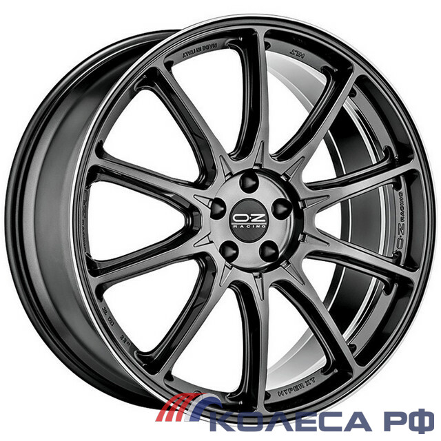Литые диски Oz Hyper XT HLT 10.5/20 5x112 ET41 d79 STAR GRAPHITE DIAMOND LIP