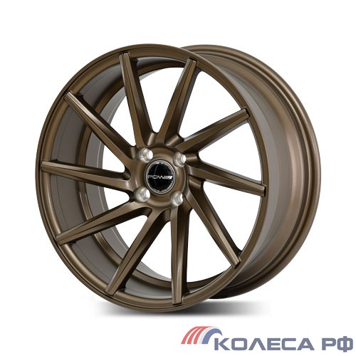 Литые диски Pdw 1022Left 7/16 4x100 ET30 d60.1 БРОНЗА МАТОВЫЙ