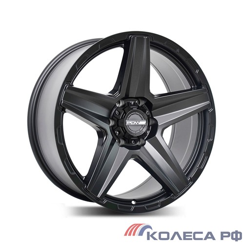 Литые диски Pdw TITAN 8.5/20 6x139.7 ET36 d100.1 ЧЕРНЫЙ МАТОВЫЙ
