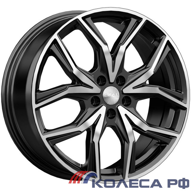 Литые диски Скад Арика 8/19 5x120 ET53 d72.6 АЛМАЗ БАРХАТ