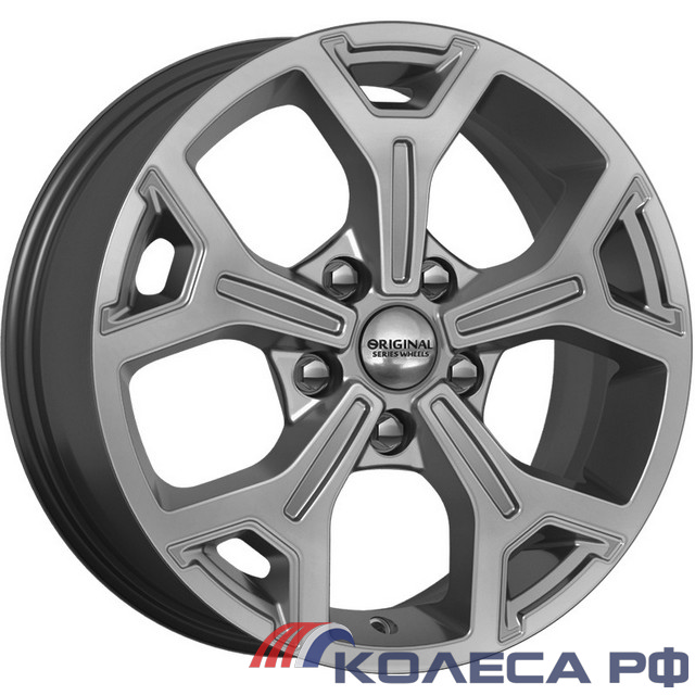 Литые диски Скад KL-318 (Cee'd) 6.5/16 5x114.3 ET50 d67.1 ГРАФИТ