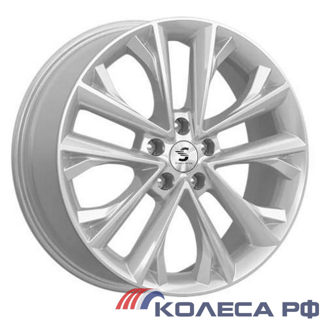 Литые диски Скад КР012 (Tiggo 7 Pro) 7/18 5x108 ET33 d60.1 ELITE SILVER