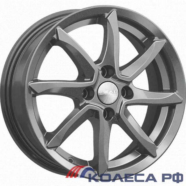 Литые диски Скад ОСАКА 6/15 4x100 ET37 d60.1 ГРАФИТ